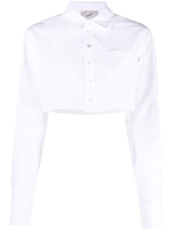 Coperni COPERNI Women Shirts COPCH27 300OPTWHT White Size M / US 6-8 / IT 42-44 - 1 Thumbnail