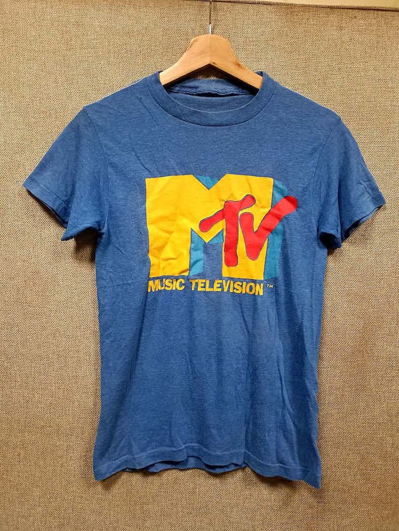vintage 80s t shirt MTV music television