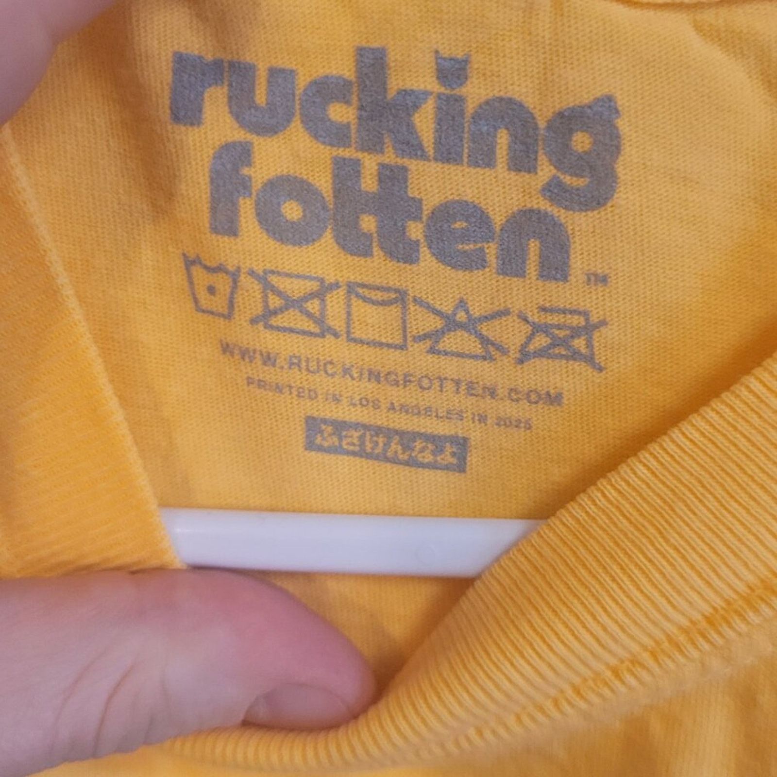 Rucking Fotten Rare Rucking Fotten Hereditary Shirt Yellow Mens L Limit 100 Size US L / EU 52-54 / 3 - 3 Thumbnail