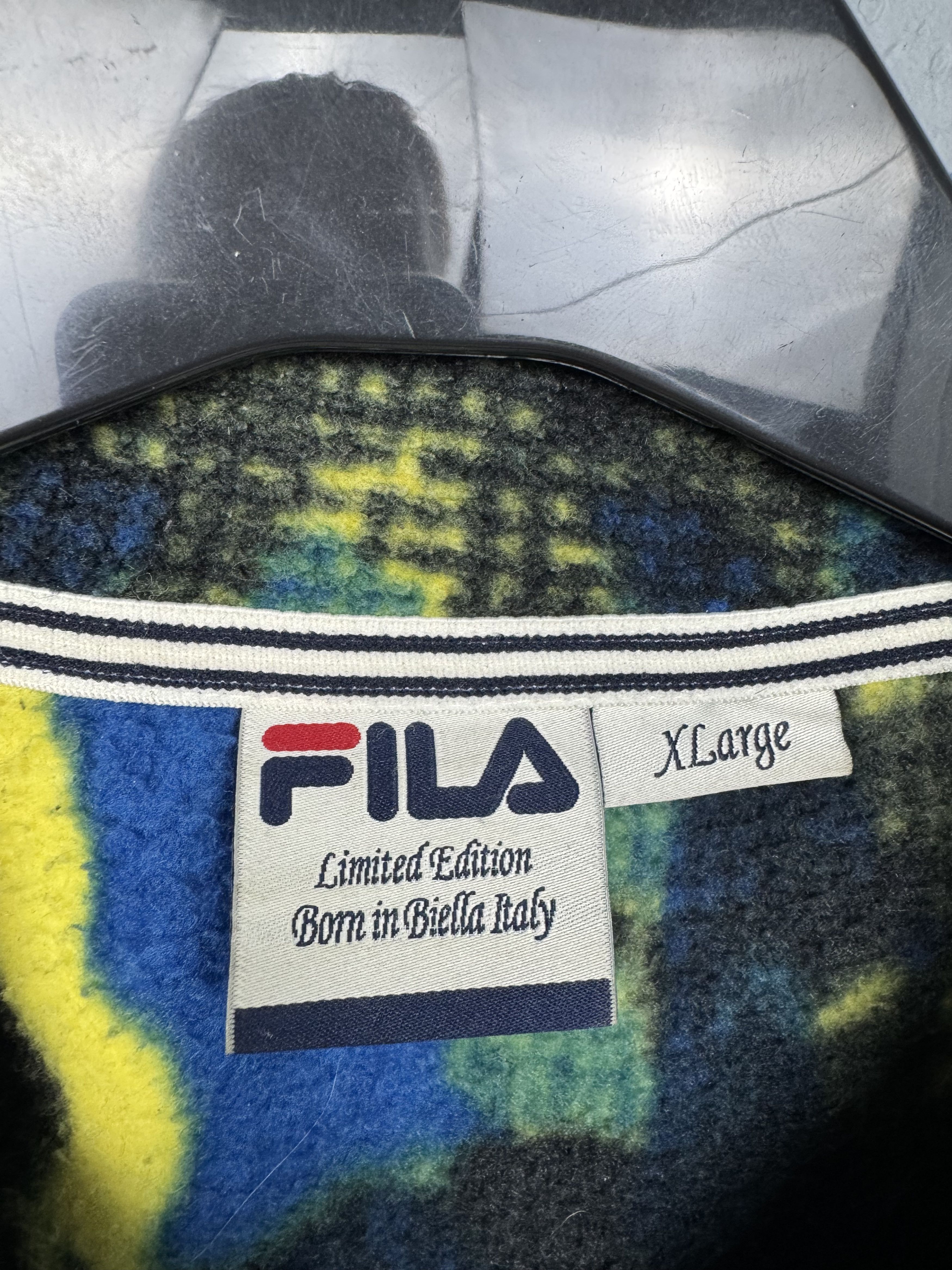 Fila Fila Mens Fleece Jacket Size US XL / EU 56 / 4 - 4 Thumbnail
