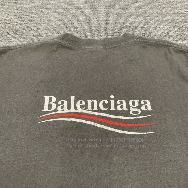 Balenciaga Balenciaga Grey water-washed destroyed distressed Coke sho Size US S / EU 44-46 / 1 - 4 Thumbnail