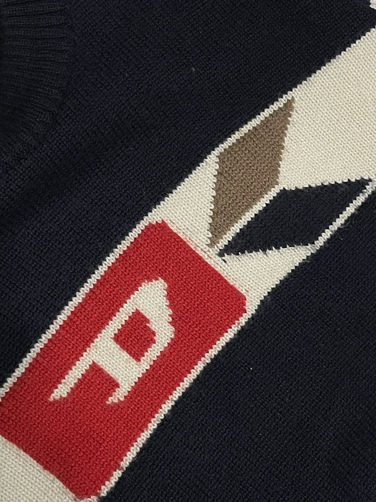 Diesel Rare 🔥 Vintage Diesel D Logo Knit Sweater Jumper Crewneck Size US L / EU 52-54 / 3 - 10 Thumbnail