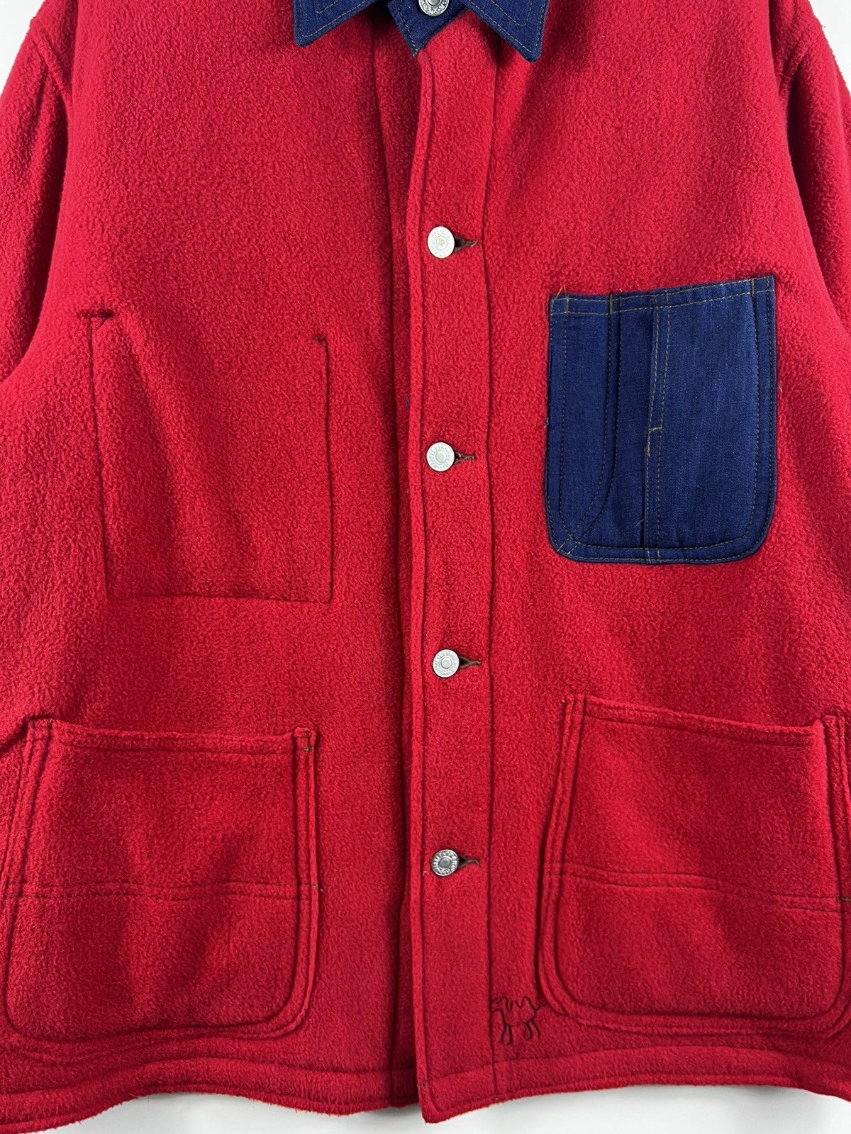 Blue Blue Japan 🔥 POKHARA by H.R. MARKET WOOL CHORE JACKET - S Size US S / EU 44-46 / 1 - 4 Thumbnail
