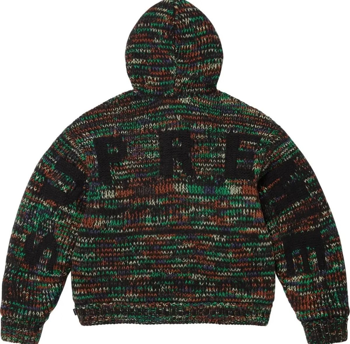 Supreme Supreme Faux Shearling Lined Zip Up Hooded Sweater Green Size US L / EU 52-54 / 3 - 2 Thumbnail