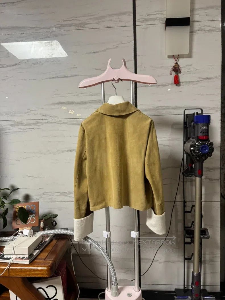 Loewe Loewe Suede Jacket with Sheepskin Lining Size XS / US 0-2 / IT 36-38 - 2 Thumbnail