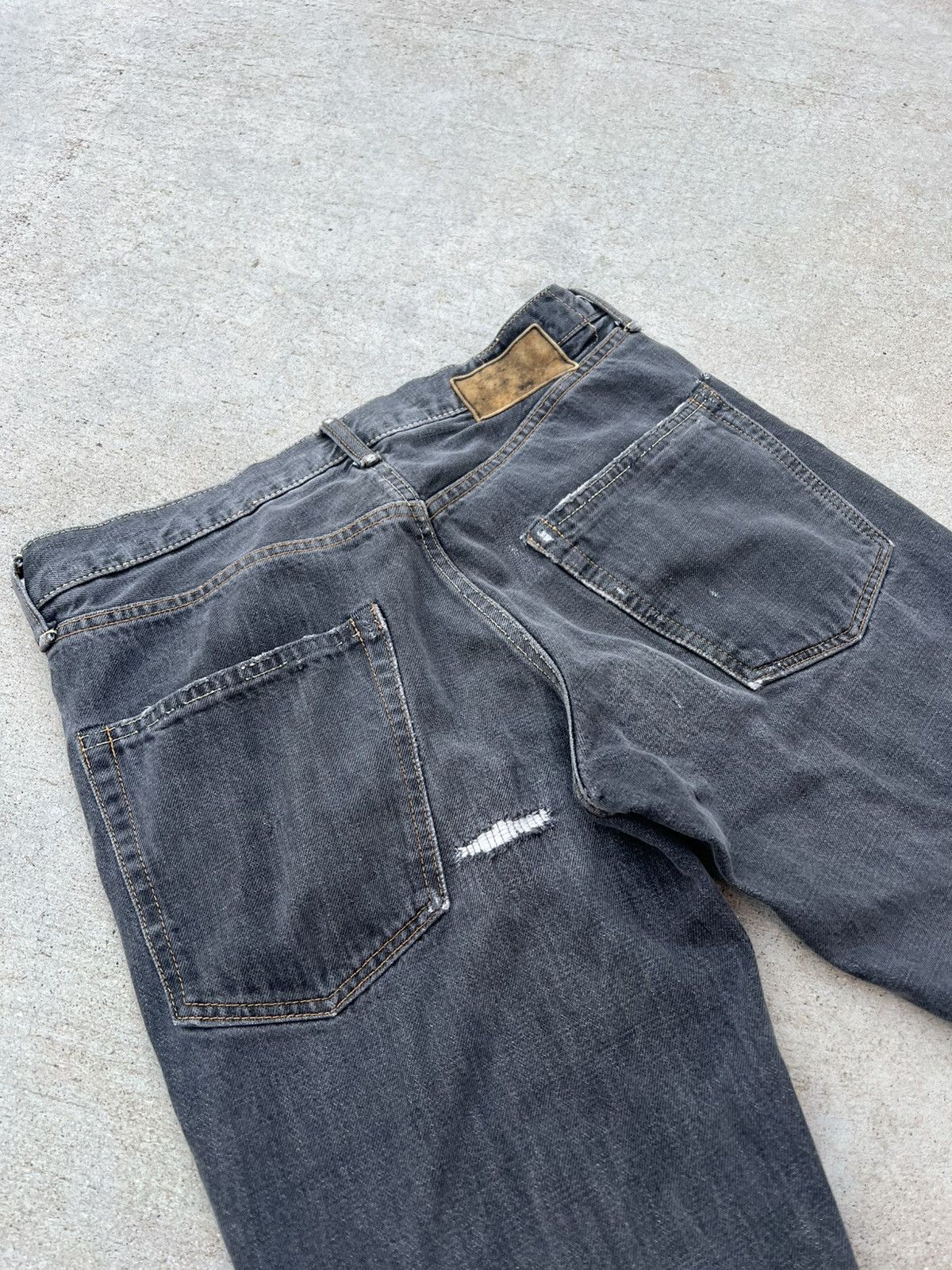 Visvim Visvim Jeans [Like New] Grey Distressed Size US 30 / EU 46 - 4 Thumbnail