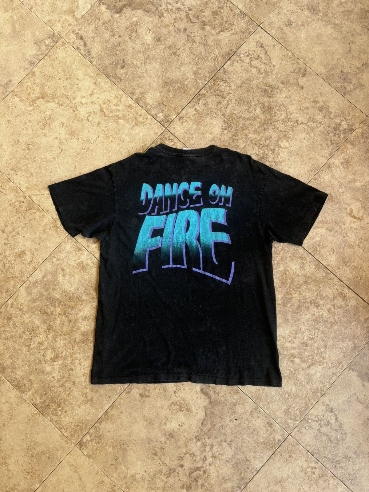 Hanes × Vintage The Doors: Dance on Fire Jim Morrison 90s Hanes shirt 1990 Size US L / EU 52-54 / 3 - 4 Thumbnail