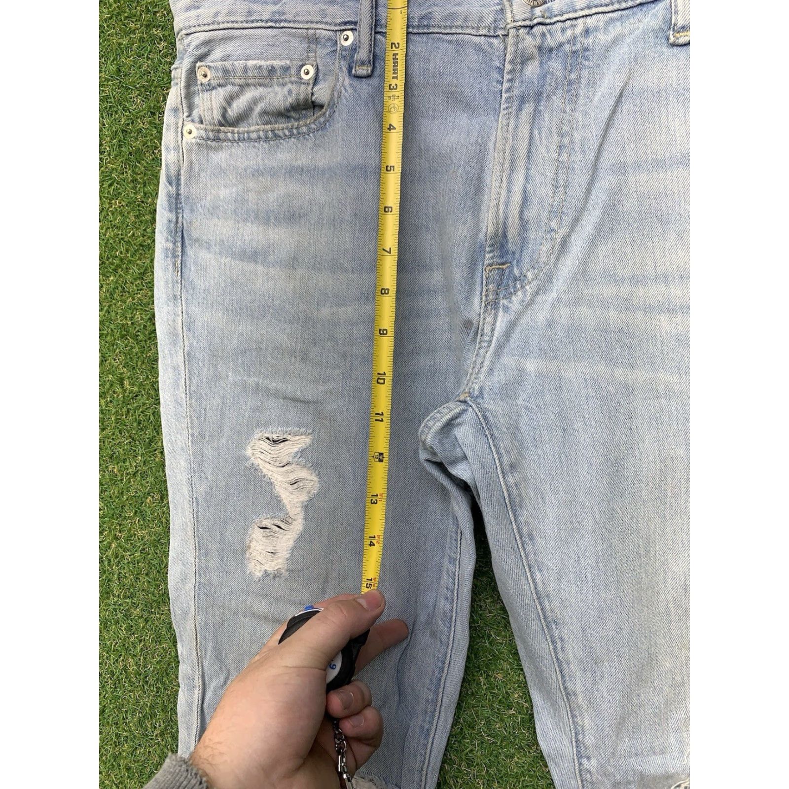 Abercrombie & Fitch Abercrombie & Fitch Jeans Mens 34x32 Athletic Skinny Fit 5-Pocket Denim Blue Cotton Blend Leather Logo Buckle Bke USA 90s 00s 2000s Vintage No Size US 34 / EU 50 - 7 Thumbnail