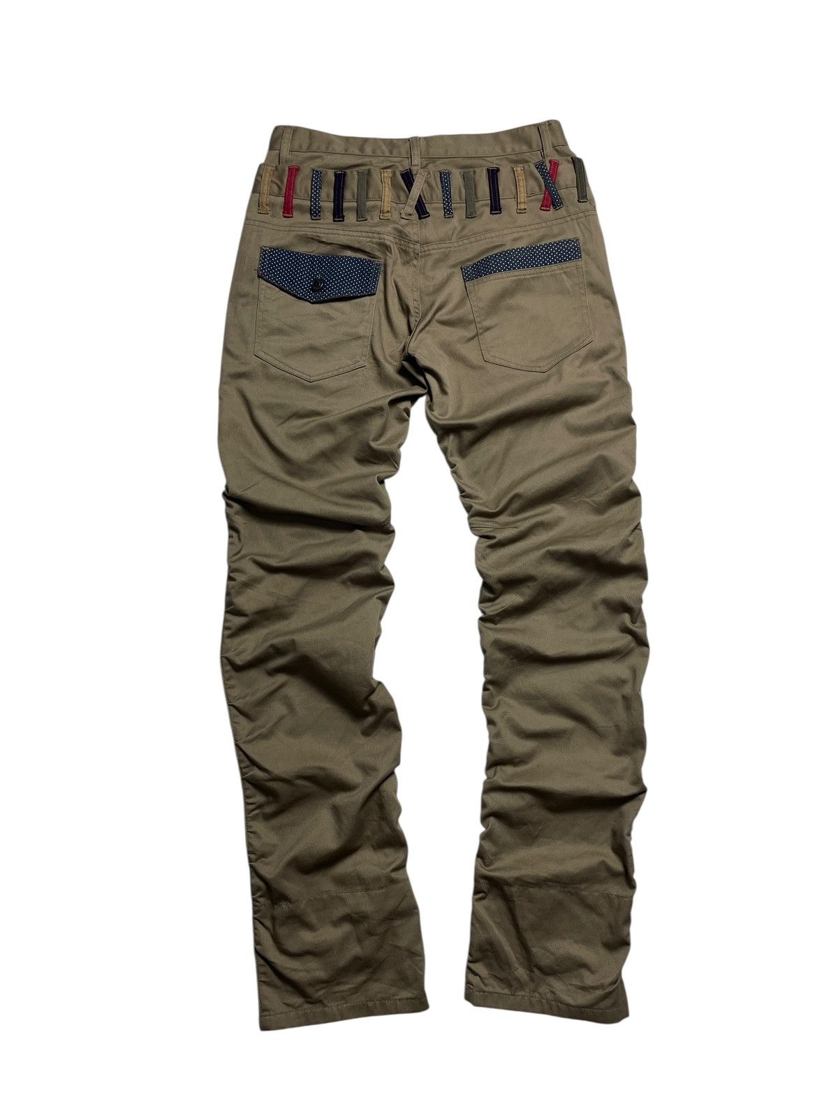 If Six Was Nine 2000’s Nylaus - Double Waist Ruched Pants Size US 31 - 7 Thumbnail