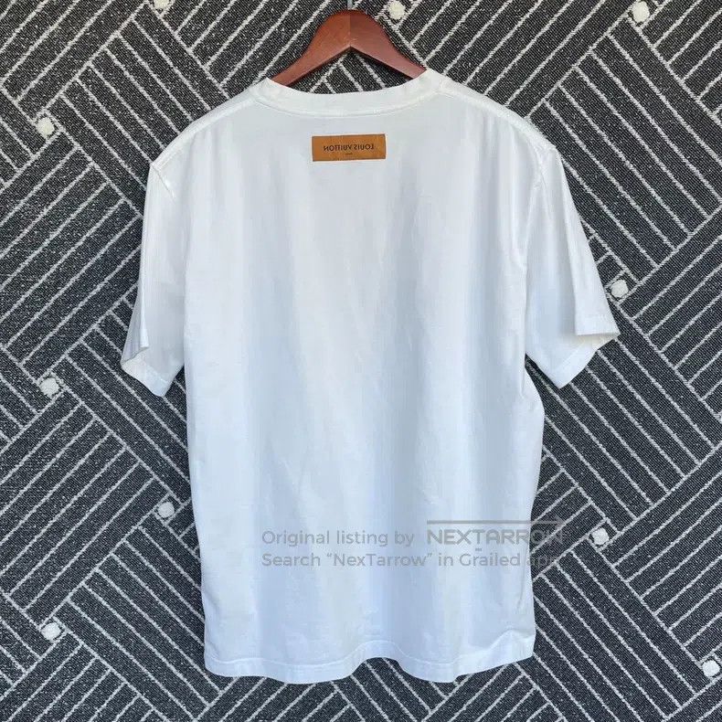 Louis Vuitton Louis Vuitton White embossed short sleeve Size US XL / EU 56 / 4 - 2 Thumbnail