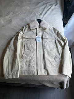 Louis Vuitton mens monogram denim jacket. 52.$3300