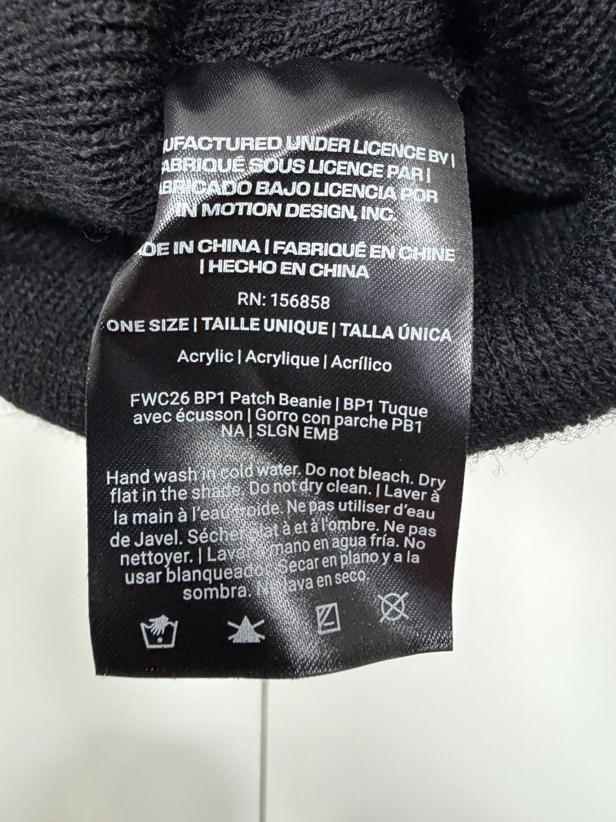 Other OFFICIAL FIFA WORLD CUP 2026 BLACK CUFFED BEANIE HAT SOCCER Size ONE SIZE - 7 Thumbnail
