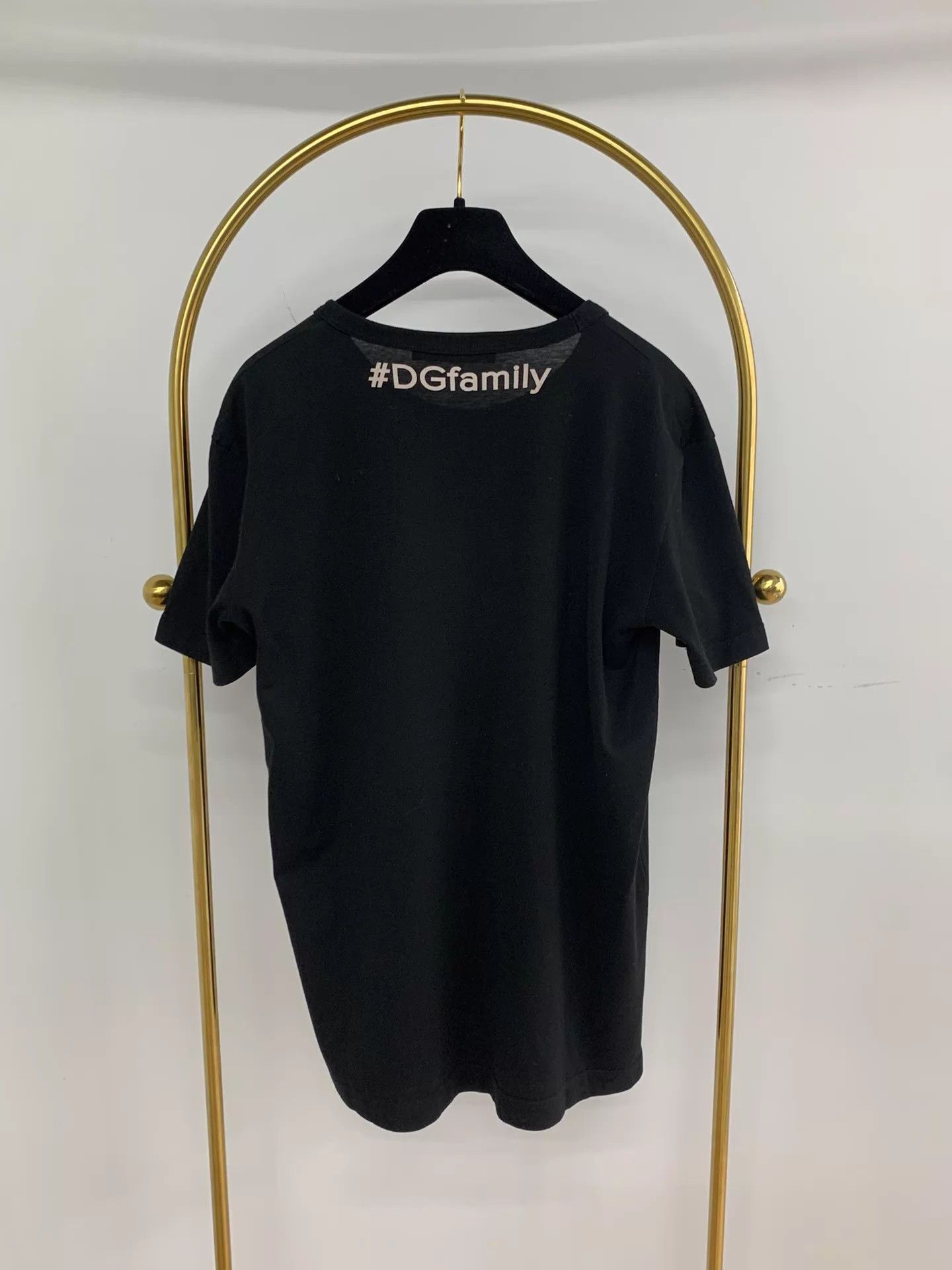 Dolce & Gabbana Dolce&Gabbana Black Letter Short Sleeve Tee 42 New Size US XS / EU 42 / 0 - 3 Thumbnail