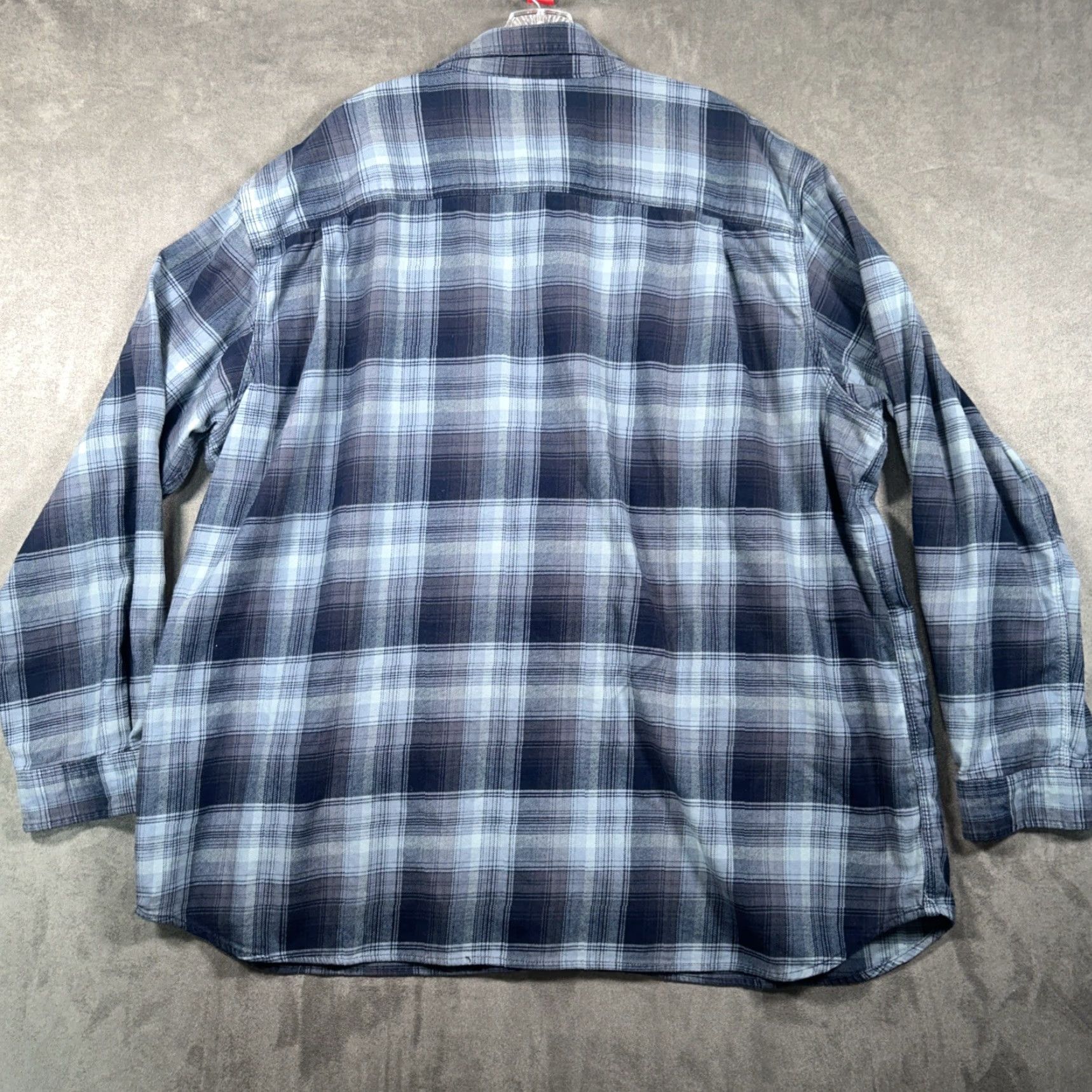 Carhartt Carhartt Button Down Flannel Plaid Shirt Mens Relaxed Fit Long Sleeve 3XL Blue Size US XXL / EU 58 / 5 - 7 Thumbnail