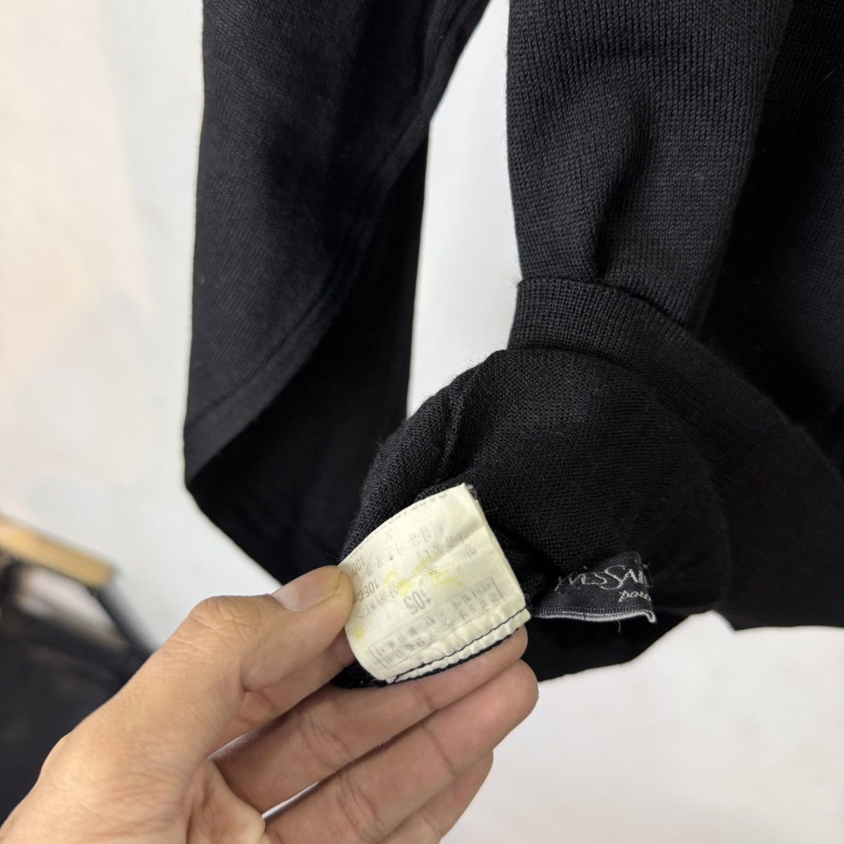 Yves Saint Laurent Vintage Yves Saint Laurent YSL turtleneck sweatknit black Size US XL / EU 56 / 4 - 9 Thumbnail