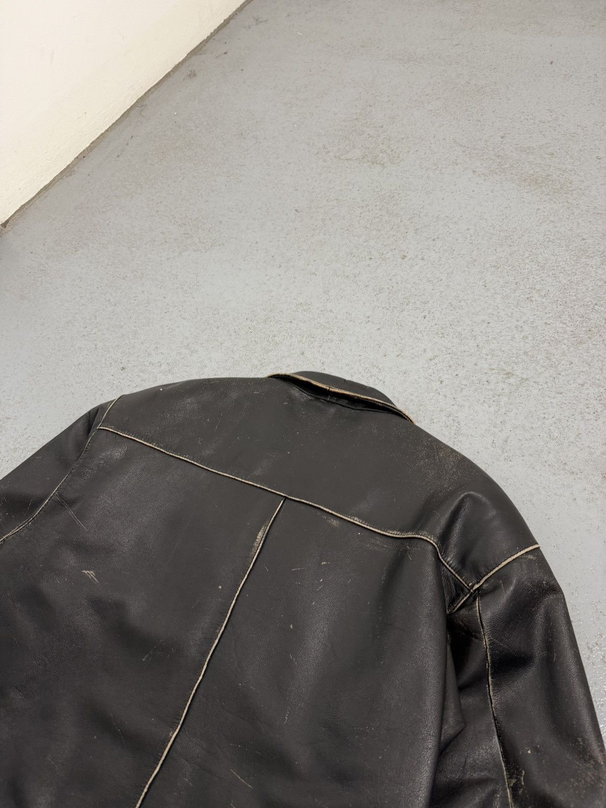 Genuine Leather Vintage Altantic Shores Key West Florida Leather Jacket Size US M / EU 48-50 / 2 - 22 Thumbnail