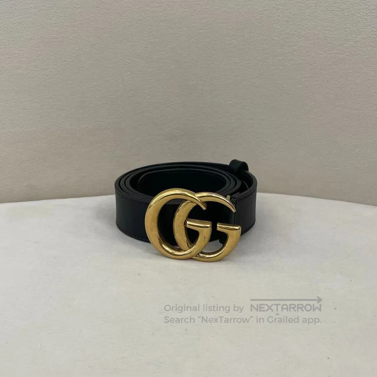 Gucci Gucci Black Belt Size 80. Size ONE SIZE - 2 Thumbnail