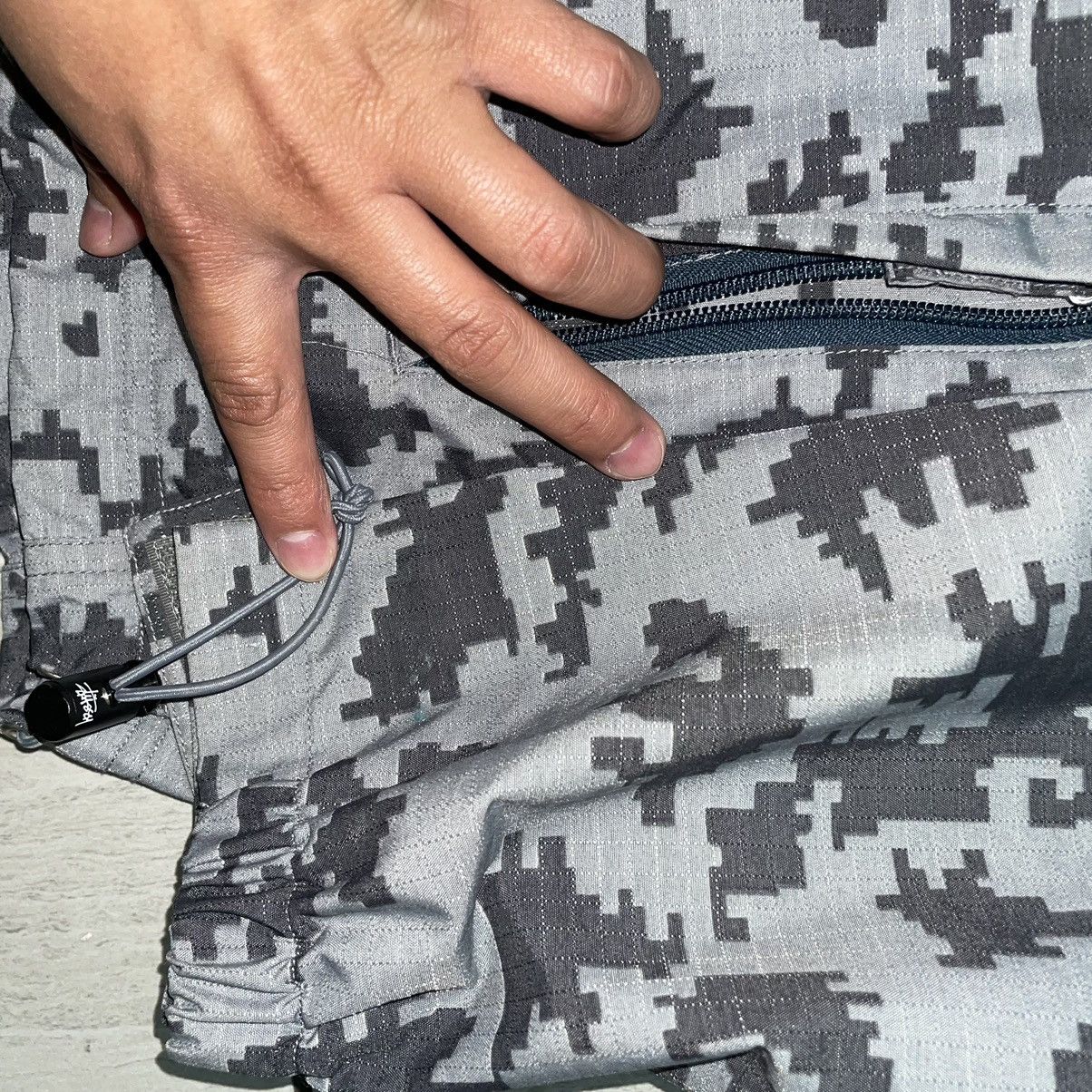 Stussy × Vintage Stussy Surplus Camo 2000 Zip Up Jacket Size US L / EU 52-54 / 3 - 3 Thumbnail
