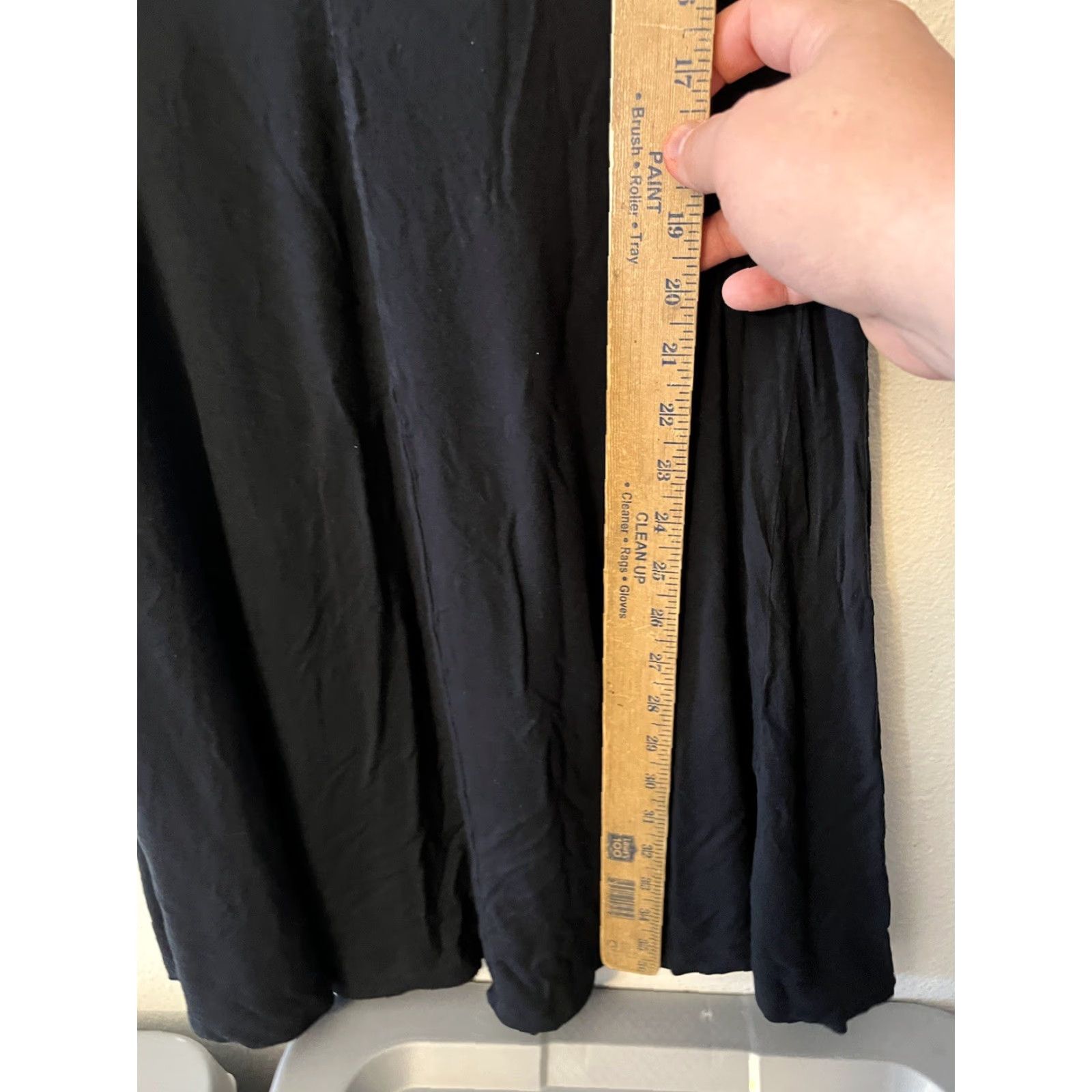 Vintage Aerie Women's Dress Sleeveless Black Solid Size Medium Casual Bohemian Short - Dress, Womens, Regular, Size M Size M / US 6-8 / IT 42-44 - 4 Thumbnail