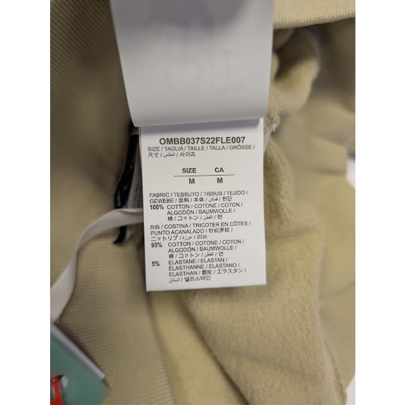 Off-White o1rshd1 Caravagg Crowning Over Hoodie in Dark Sand / Black Size US M / EU 48-50 / 2 - 18 Thumbnail