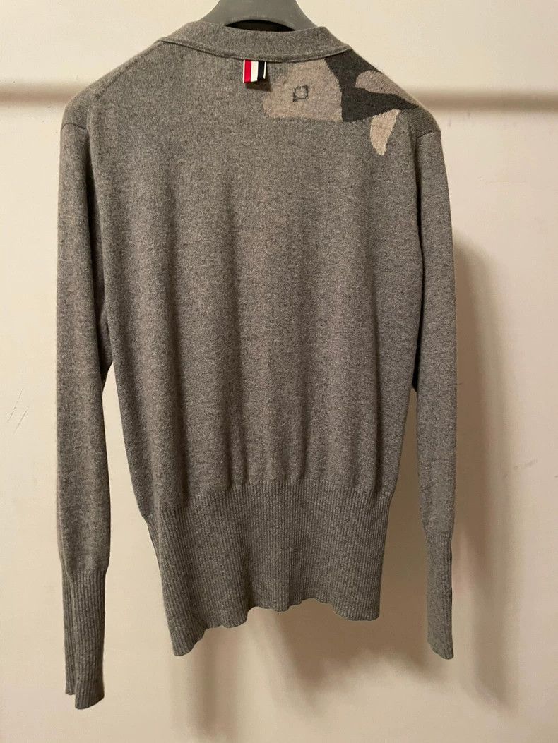 Thom Browne Thom Browne size3 Jinli sheep cashmere cardigan Size US L / EU 52-54 / 3 - 2 Thumbnail