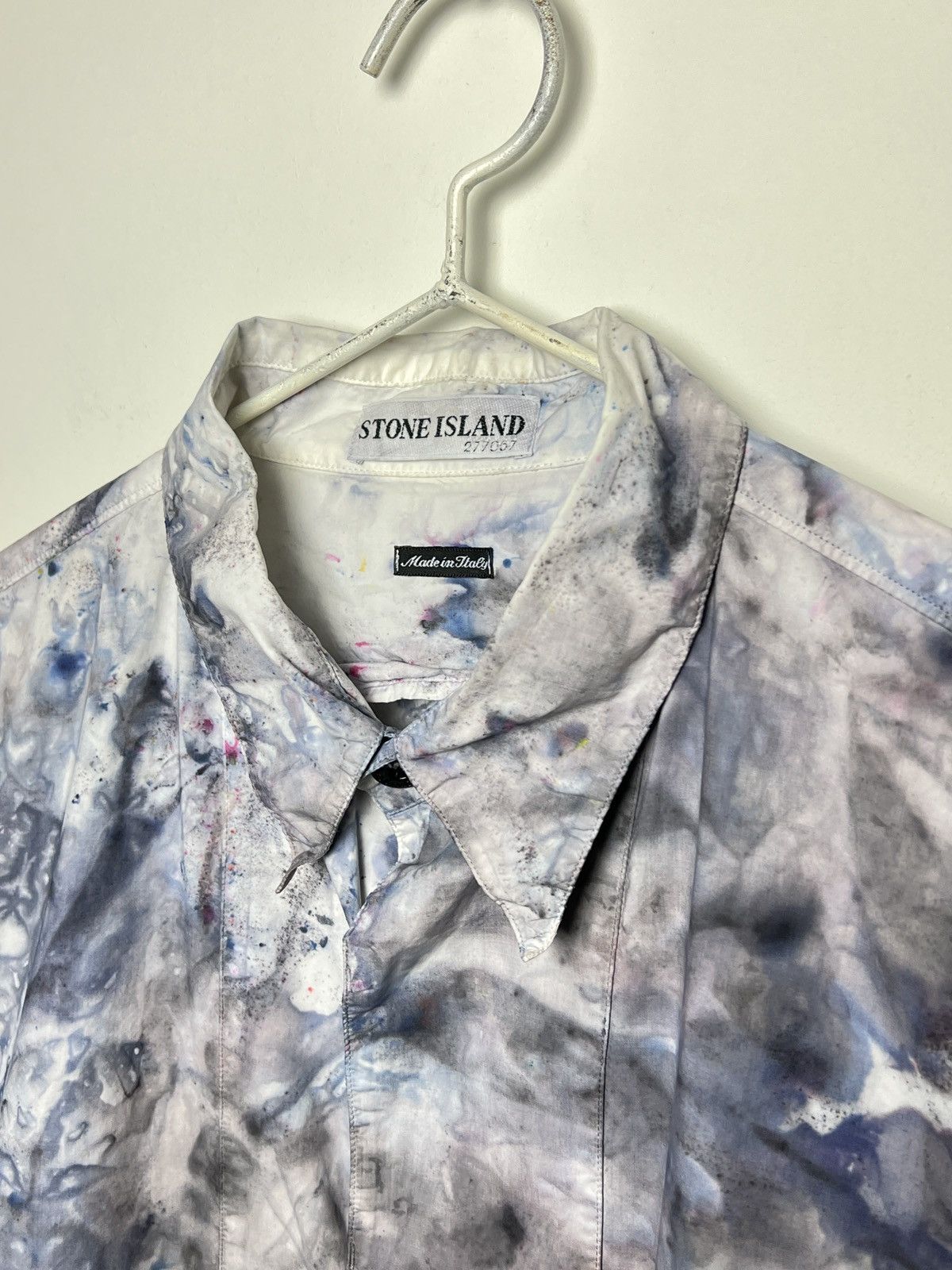 Stone Island stone island ice camo shirt y2k tie dye shirt L-Xl Size US L / EU 52-54 / 3 - 3 Thumbnail