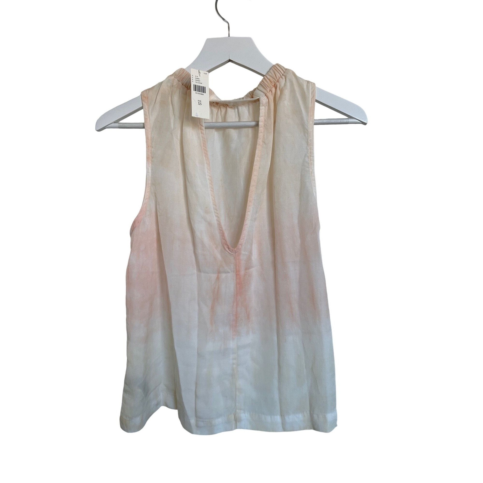 Anthropologie Cloth & Stone High-Neck Tie-Dye Tank Top Size XS / US 0-2 / IT 36-38 - 9 Thumbnail