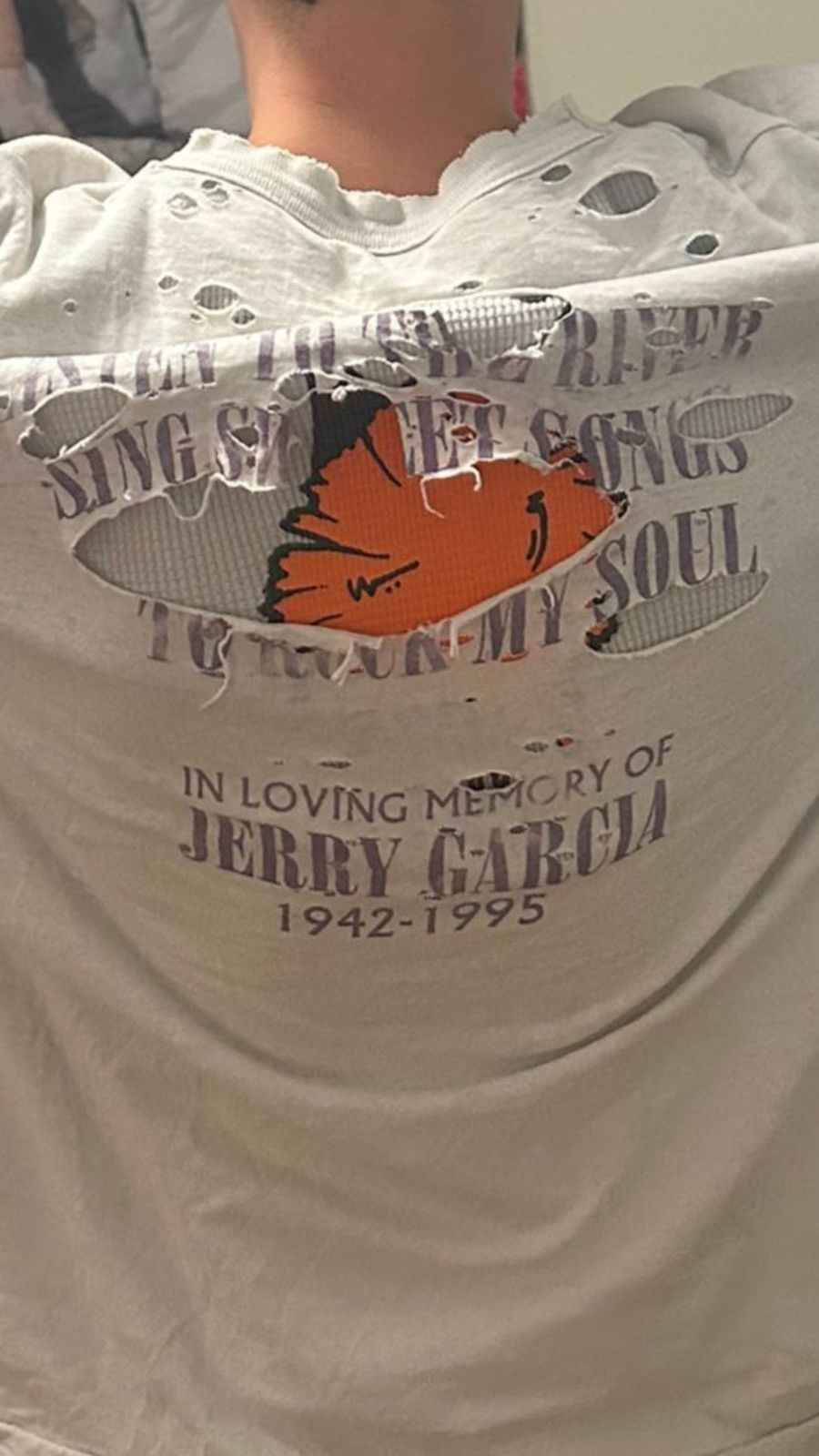 Vintage Thrashed Grateful Dead Jerry Garcia “Fare Thee Well” Tee Size US XL / EU 56 / 4 - 6 Thumbnail