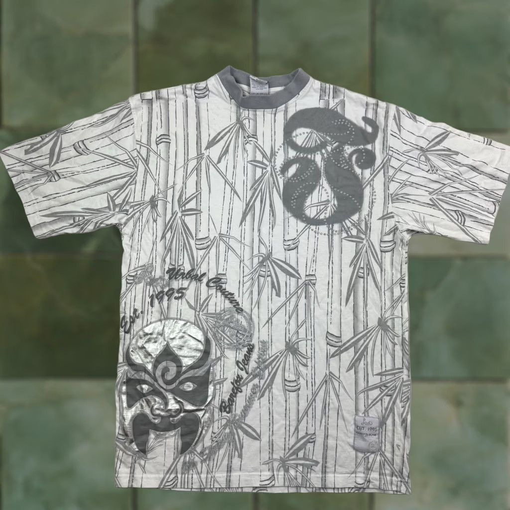 Denime VINTAGE Barefox T Shirt Men XL White Cotton Graphic Print Short Sleeve Crew Neck Hip Hop Y2K Summer 90s Size US XL / EU 56 / 4 - 1 Thumbnail