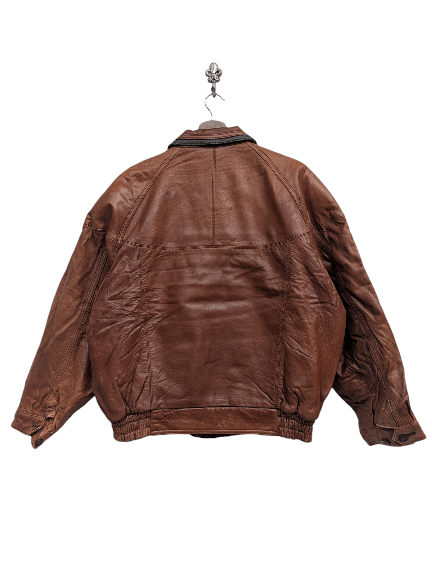 Japanese Brand DHAH FOR THE STRONG INTELLIGENT MODERN MAN LEATHER JACKET Size US M / EU 48-50 / 2 - 2 Thumbnail