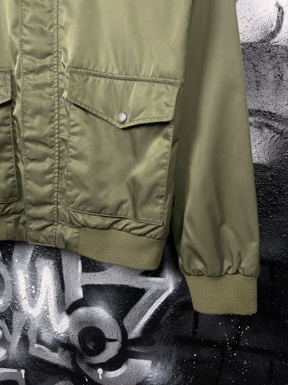 Levi's Levi’s Olive Full Zip Hooded Light Jacket Men’s Size Medium Size US M / EU 48-50 / 2 - 6 Thumbnail