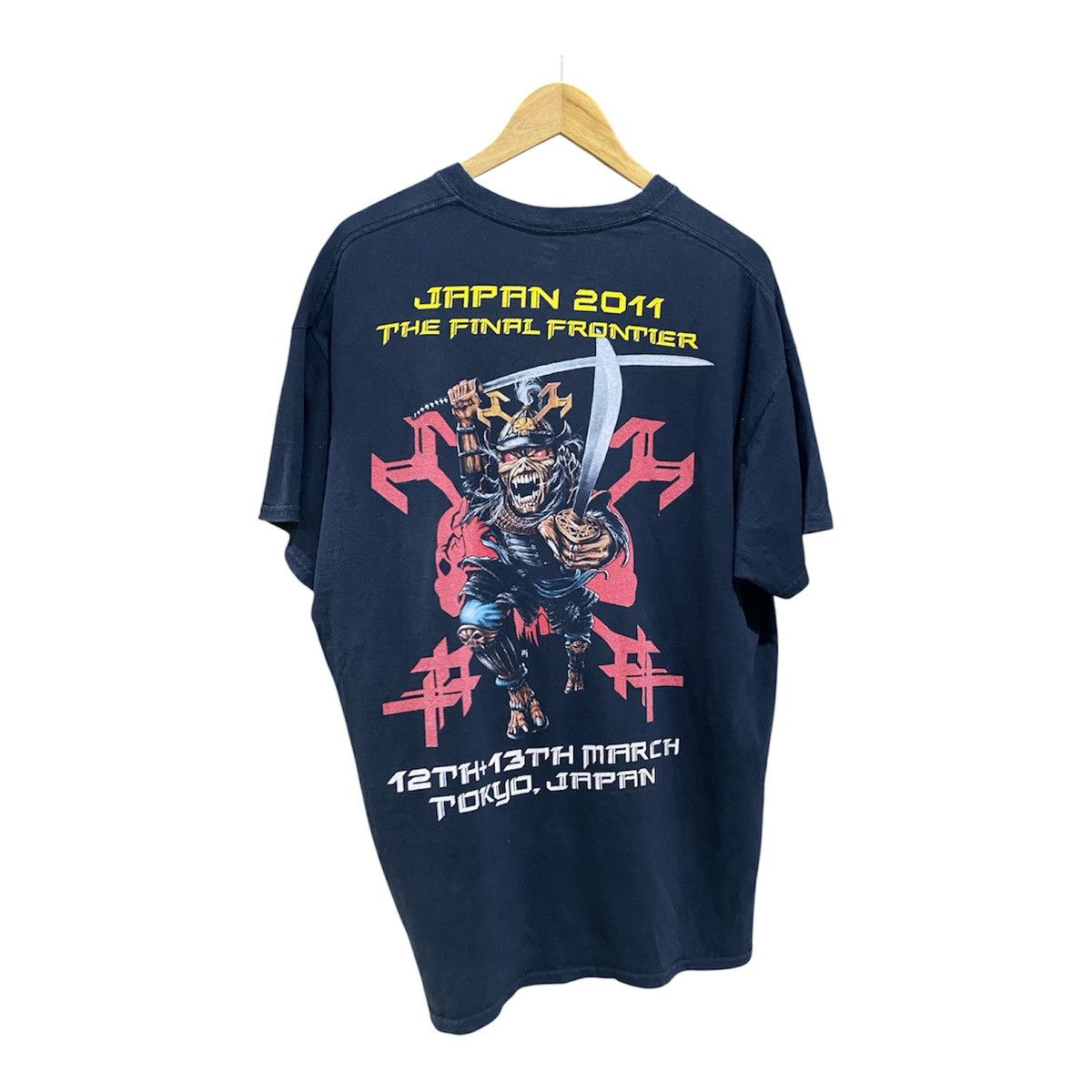 Iron Maiden Iron Maiden 2011 "The Final Frontier" Japan Tour T-shirt Size US XL / EU 56 / 4 - 2 Thumbnail