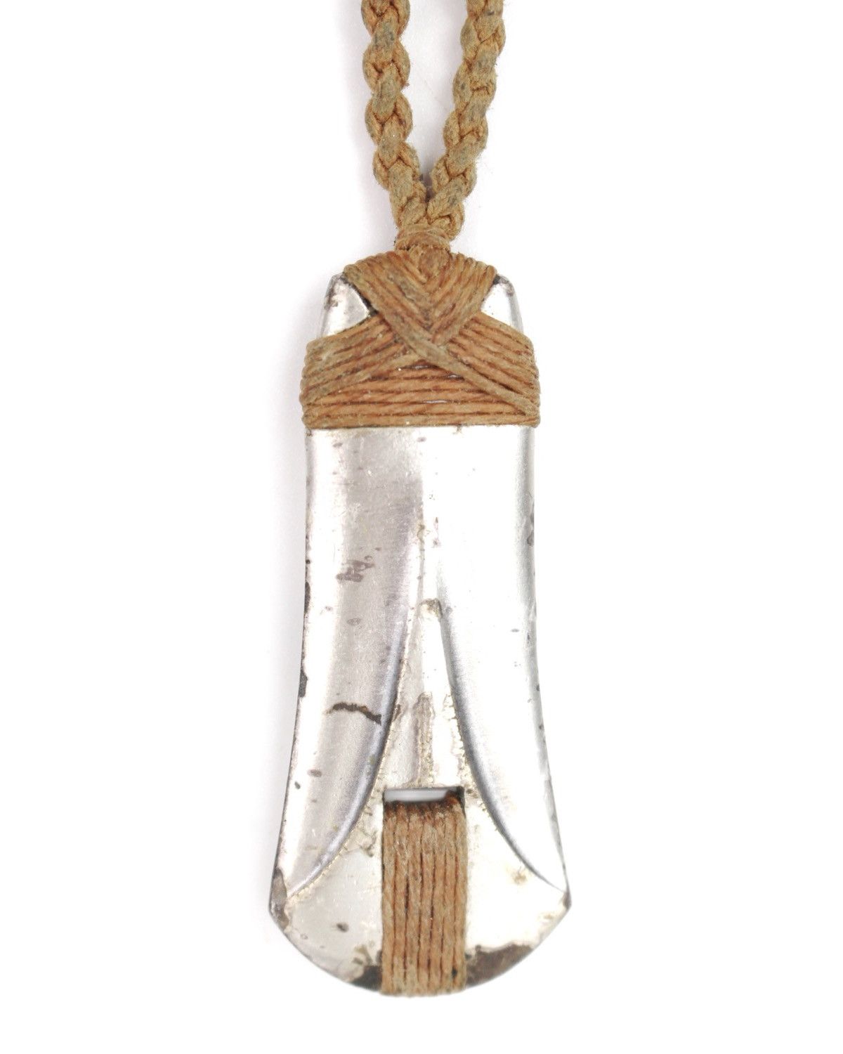 If Six Was Nine 2000S BICO TOKI MANA MAORI TRIBAL PEWTER PENDANT NECKLACE Size ONE SIZE - 4 Thumbnail