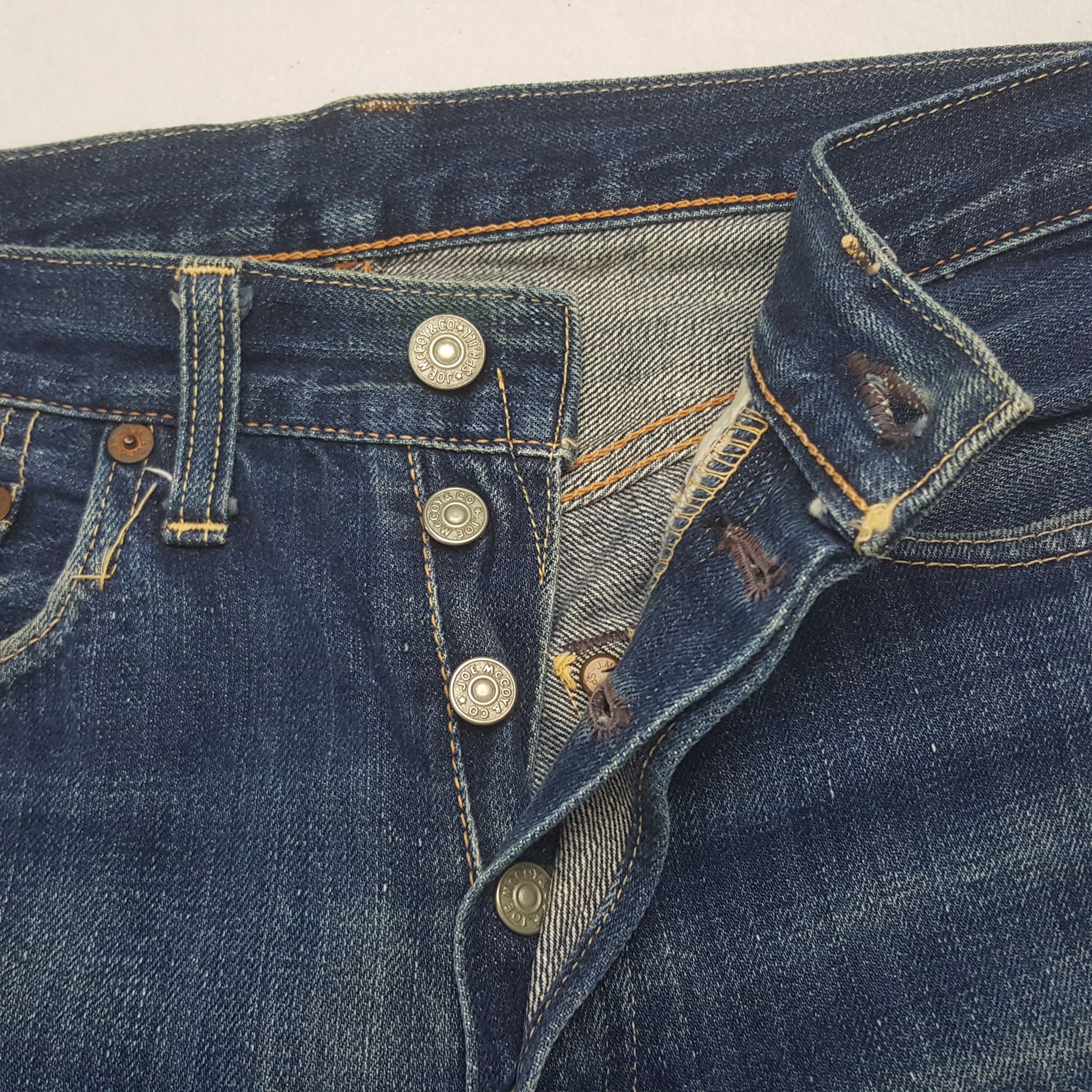 The Real McCoy's Vintage Joe McCoy The Real McCoy's Selvedge Denim Jeans RR21 Size US 29 - 7 Thumbnail