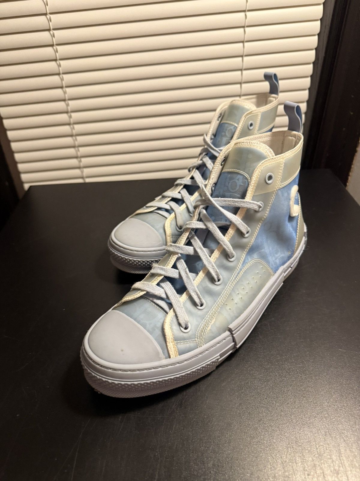 Dior Dior B23 High Top Daniel Arsham Light Blue US 11 / 44 EU Size US 11 / EU 44 - 16 Thumbnail