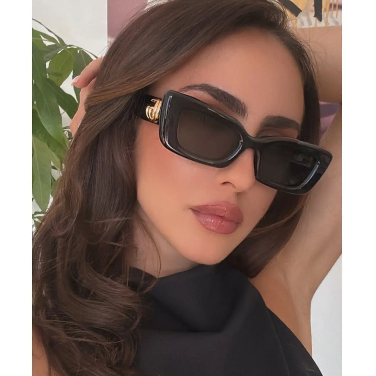 Gucci NEW GUCCI GG1827S 002 WOMEN DARK HAVANA SUNGLASSES GUCCI Size ONE SIZE - 3 Thumbnail