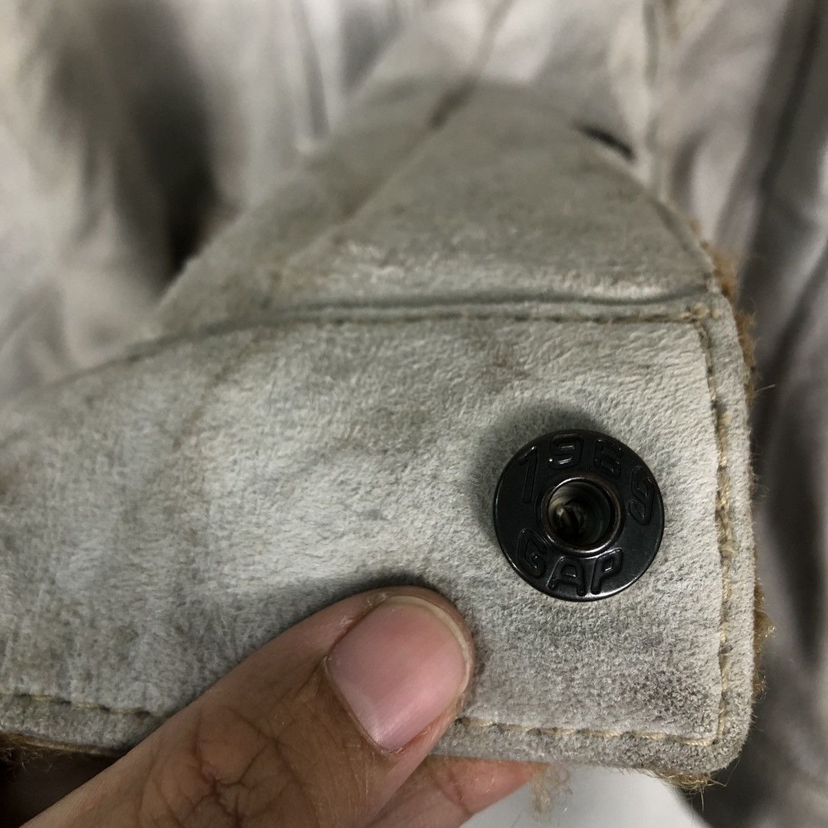 Japanese Brand 🔥Vtg Shearling Genuine Leather Jacket Gap 1969 Issey Miyake Size US XL / EU 56 / 4 - 13 Thumbnail