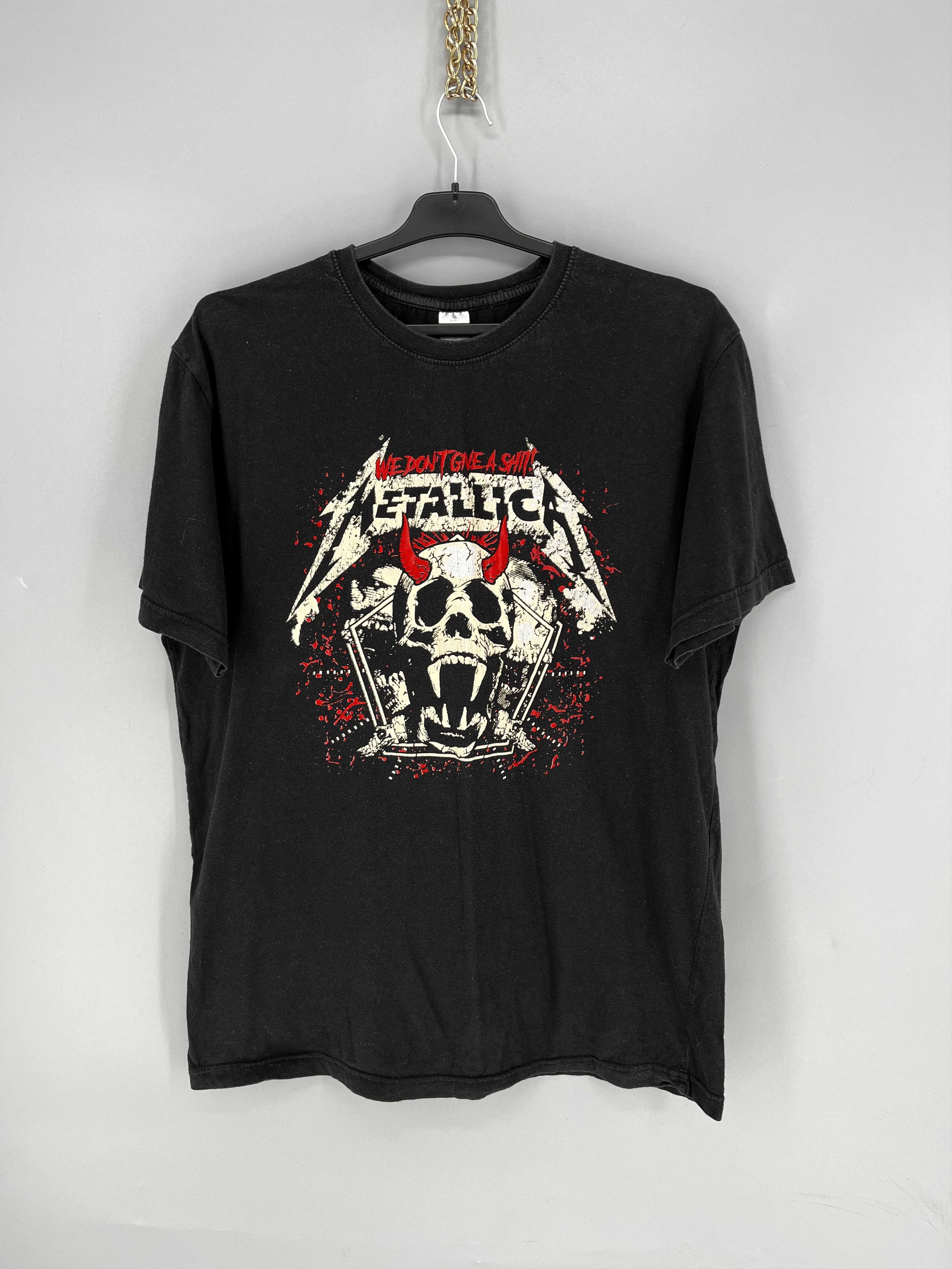 Band Tees Vintage 90s Y2K Metallica Horror Faded Band Rock Streetwear Size US L / EU 52-54 / 3 - 1 Thumbnail