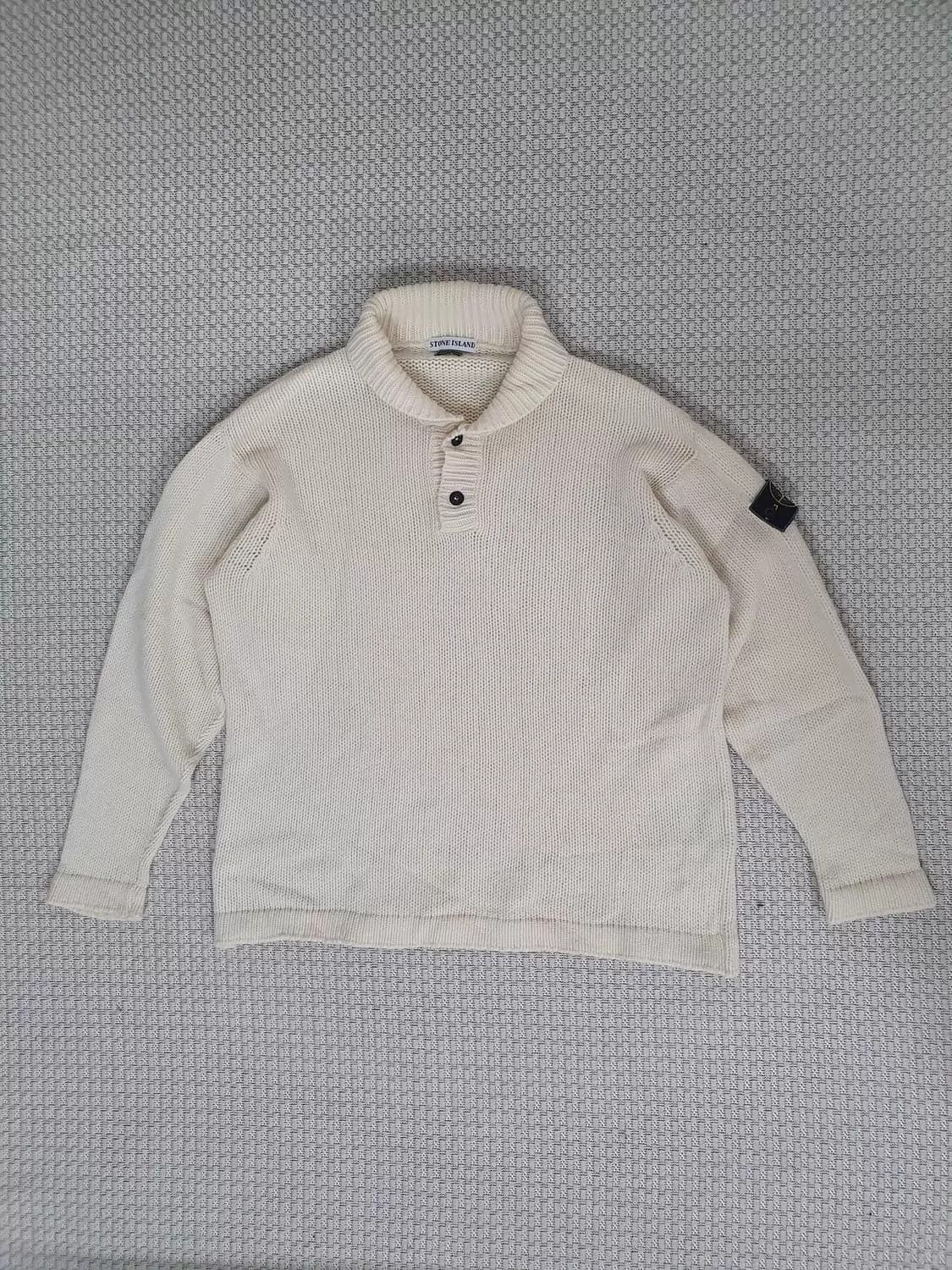 Stone Island Stone Island 90s Vintage Knit Sweater Unisex Size US L / EU 52-54 / 3 - 2 Thumbnail