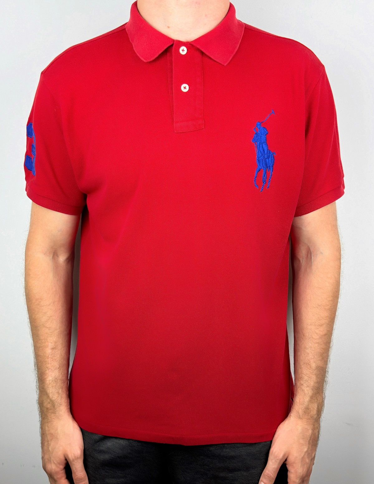 Polo Ralph Lauren Polo Ralph Lauren Big Logo Polo Shirt Chief Keef Style Sosa Size US L / EU 52-54 / 3 - 5 Thumbnail