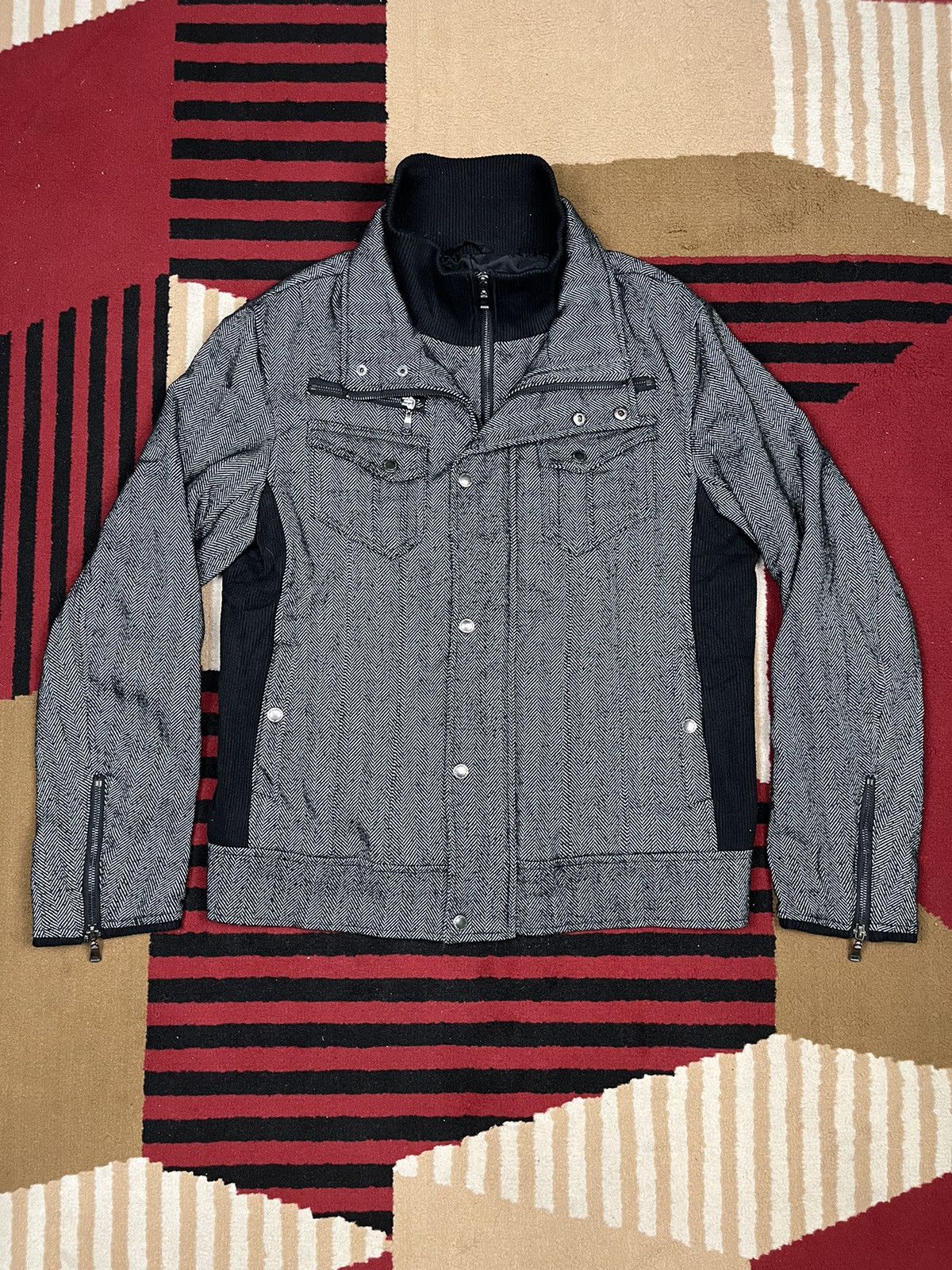 semanticdesign Semantic Design Dual Zipper Jacket Washed Grey Size US L / EU 52-54 / 3 - 1 Thumbnail