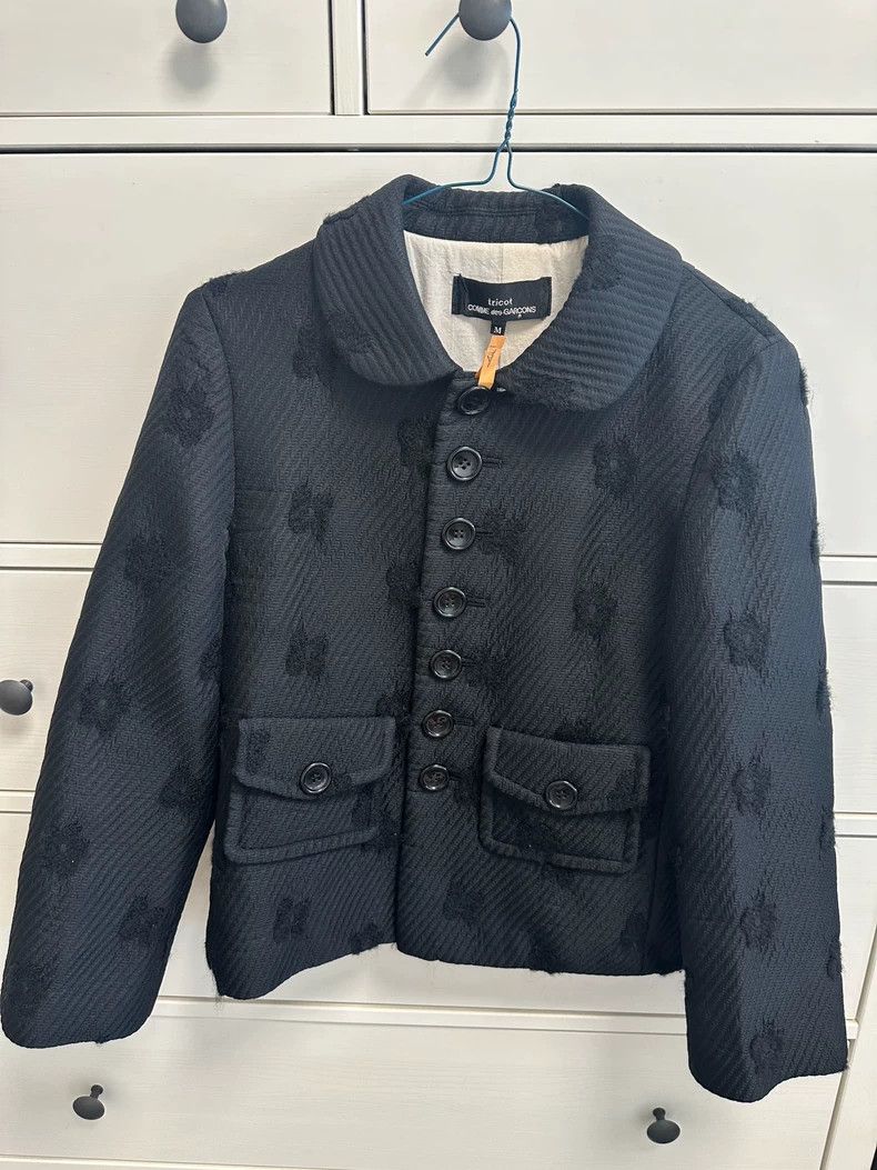 Comme des Garcons Comme Des Garcons Gold ingot collar suit, black dark flowe Size M / US 6-8 / IT 42-44 - 1 Thumbnail
