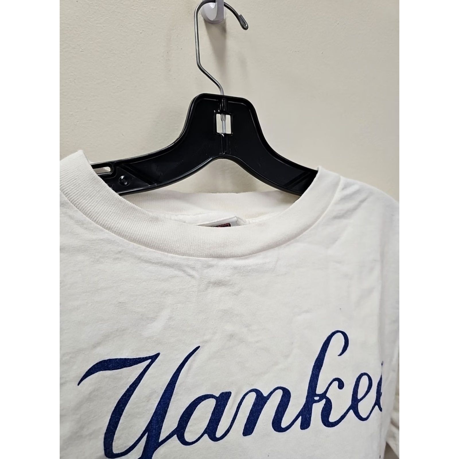 Vintage Vintage 90s Men’s Large Yankees Baseball Card Tee Shirt Upper Deck Rare Single T-Shirt Mens White 90s Budgets Sports Meme Size US L / EU 52-54 / 3 - 5 Thumbnail