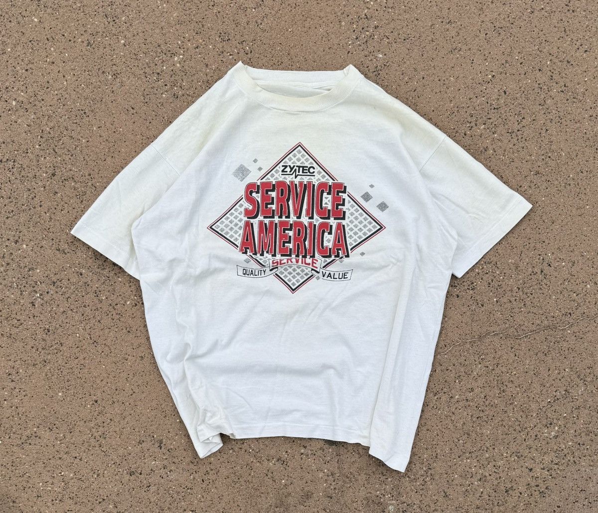 Vintage Vintage Single-Stitched Tee "ZYTEC Service America" Size US XL / EU 56 / 4 - 1 Thumbnail