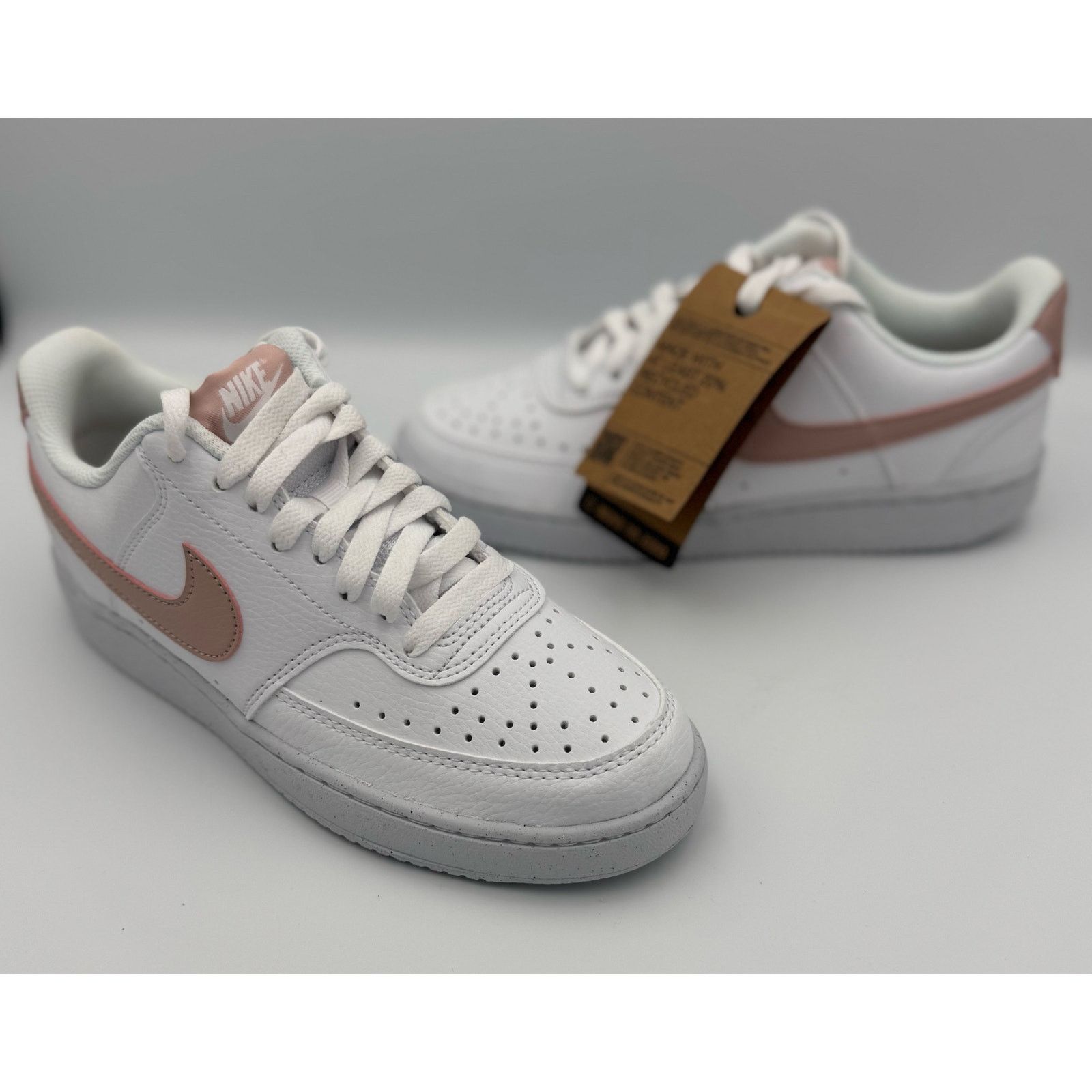 Nike Nike Court Vison Low white pink size 7.5 Size ONE SIZE - 9 Thumbnail
