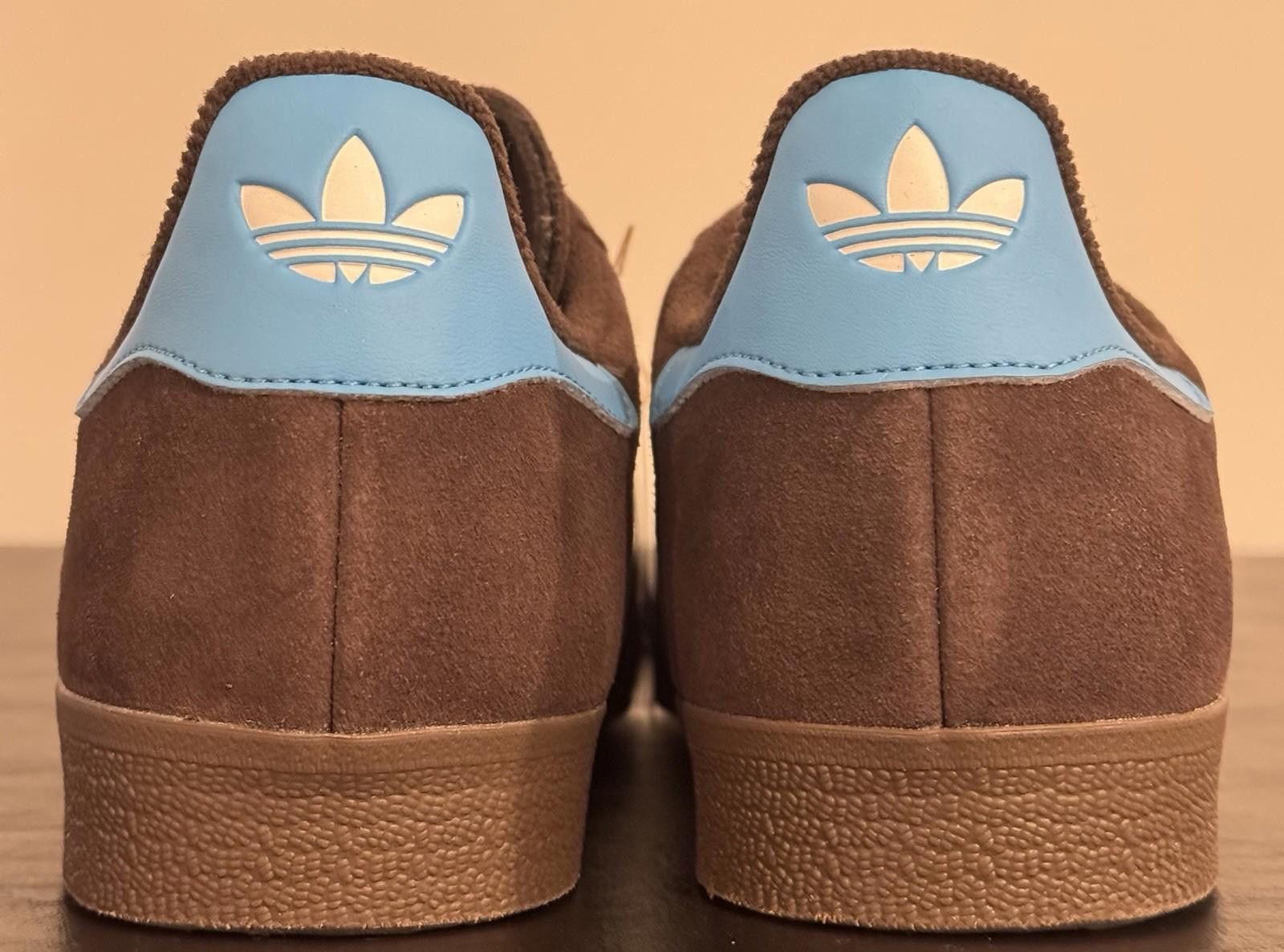 Adidas Size 9.5 - Adidas Gazelle Shadow Brown Sky Rush Size US 9.5 / EU 42-43 - 5 Thumbnail