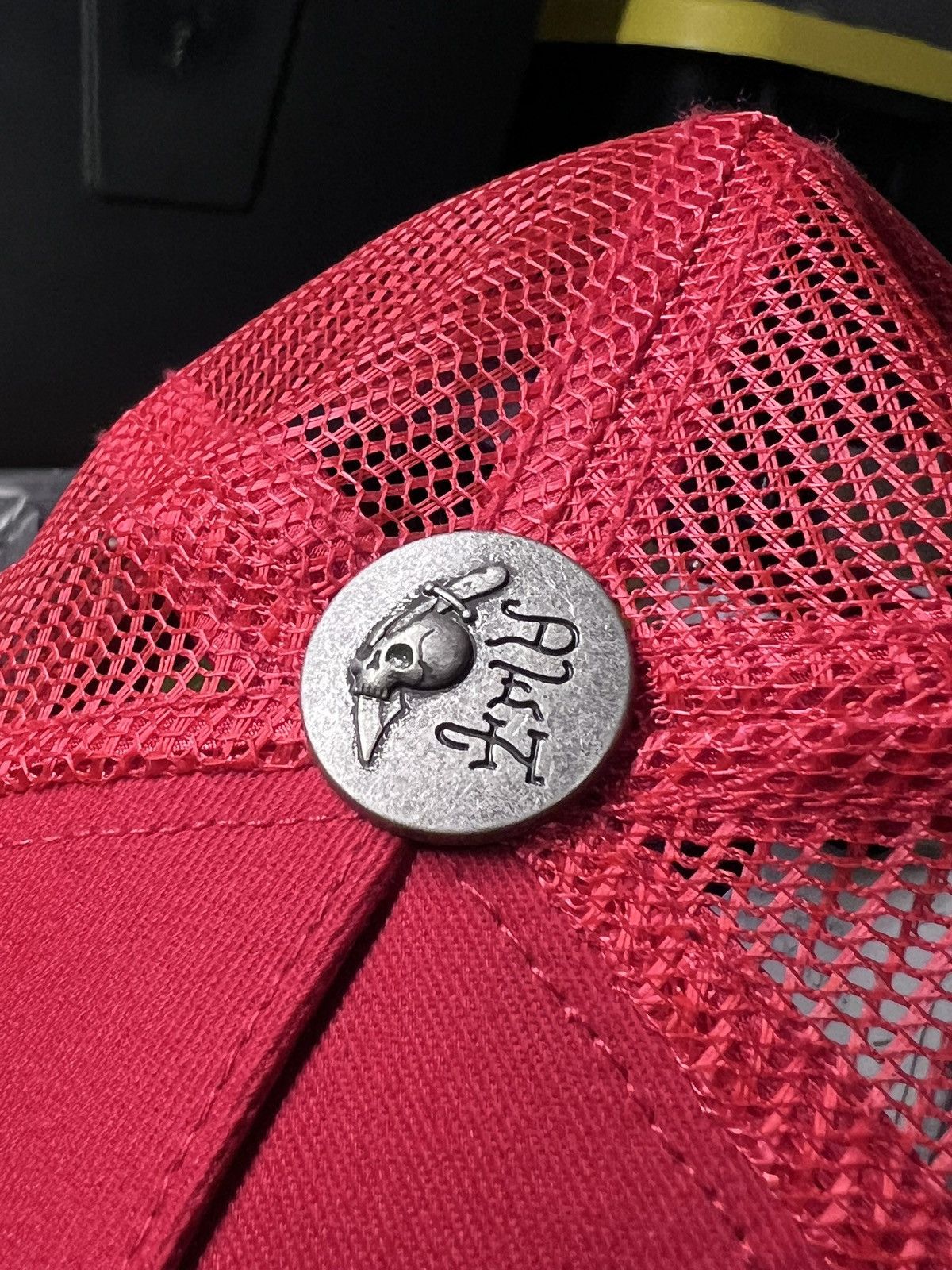 Ed Hardy Ed Hardy Dragon and Skull Trucker Hat Size ONE SIZE - 3 Thumbnail