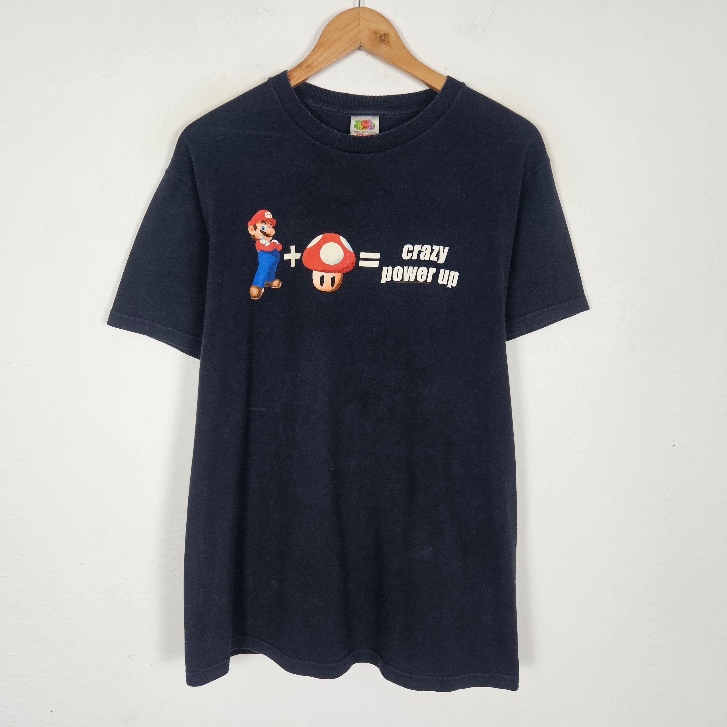 Nintendo Vintage Super Mario Crazy Power Up Shirt Size US M / EU 48-50 / 2 - 3 Thumbnail