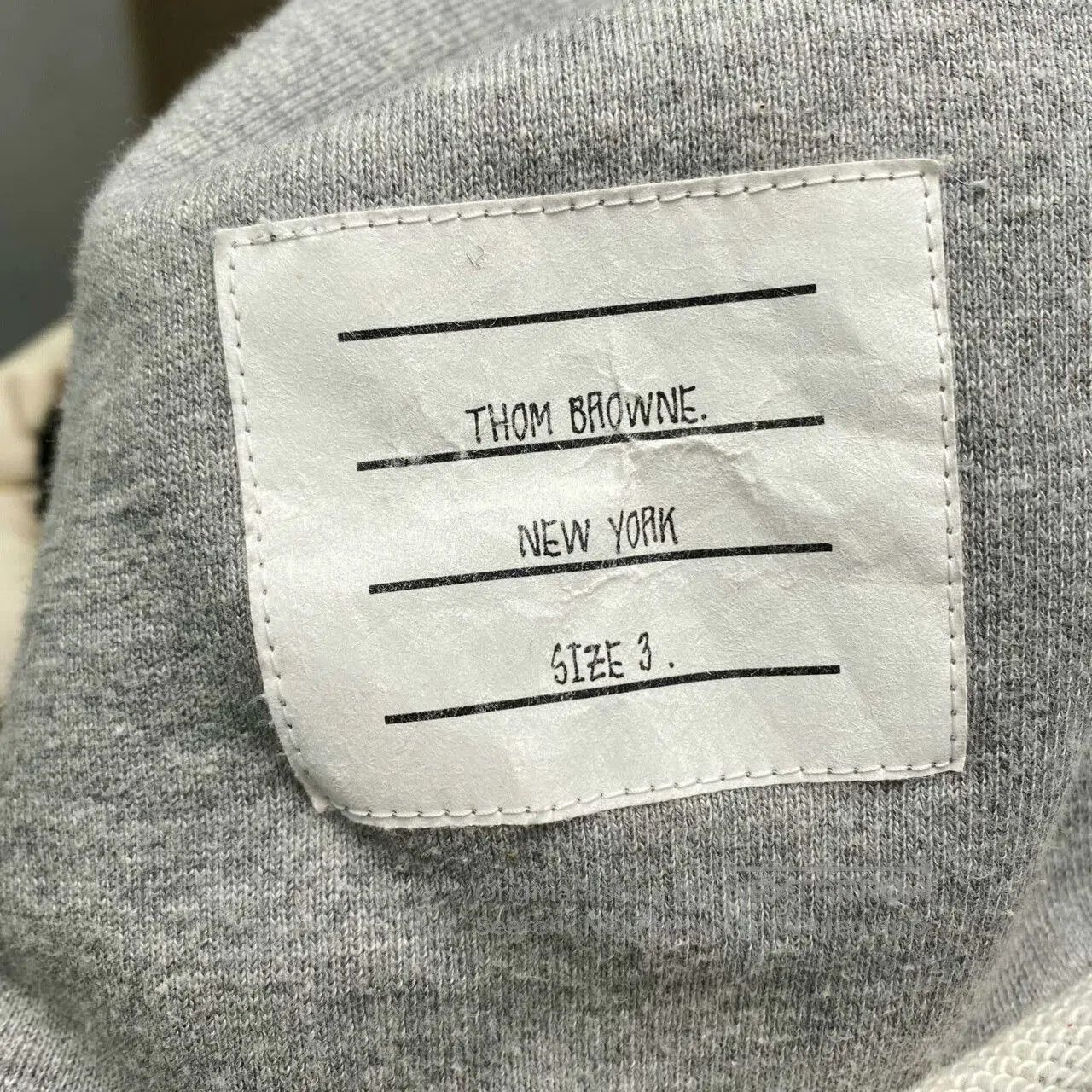 Thom Browne Thom Browne Three-Quarter Sleeve Sweatshirt. Size US L / EU 52-54 / 3 - 5 Thumbnail