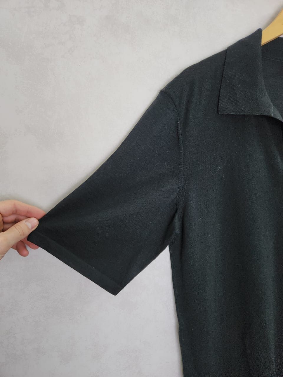 Saint Laurent Paris Saint Laurent Paris Black Italy Polo Shirt Size US L / EU 52-54 / 3 - 7 Thumbnail